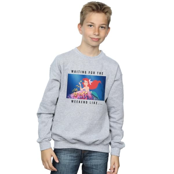 Disney Princess Boys Ariel Waiting For The Weekend Sweatshirt