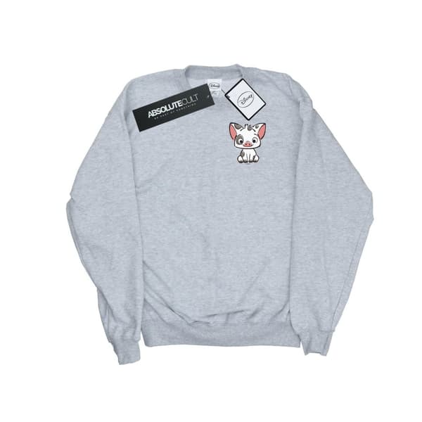 Disney Mens Moana Pua The Pig Breast Print Sweatshirt