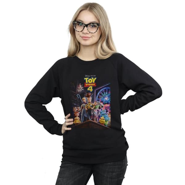 Disney Dam/kvinnor Toy Story 4 Crew Poster Sweatshirt