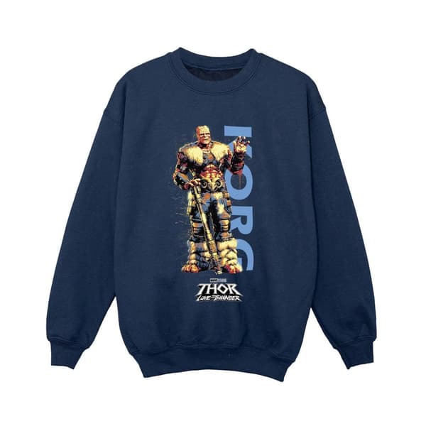 Marvel Pojkar Thor Love And Thunder Korg Wave Sweatshirt