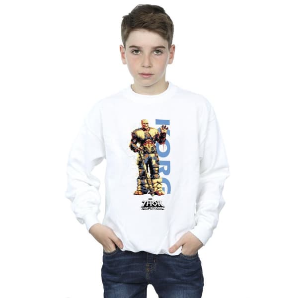 Marvel Boys Thor Love And Thunder Korg Wave Sweatshirt