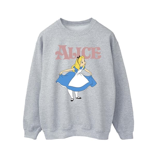 Disney Mens Alice In Wonderland Take A Bow Sweatshirt