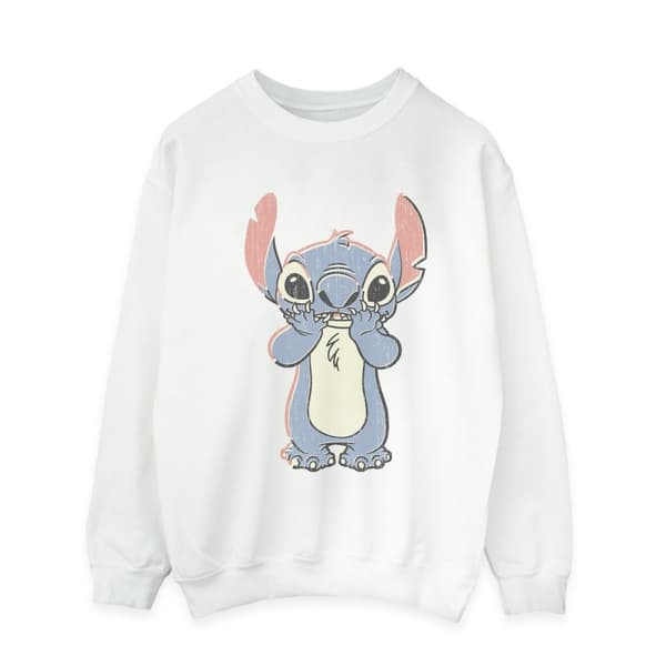 Disney Lilo And Stitch - Sweatshirt med stort tryck, herr