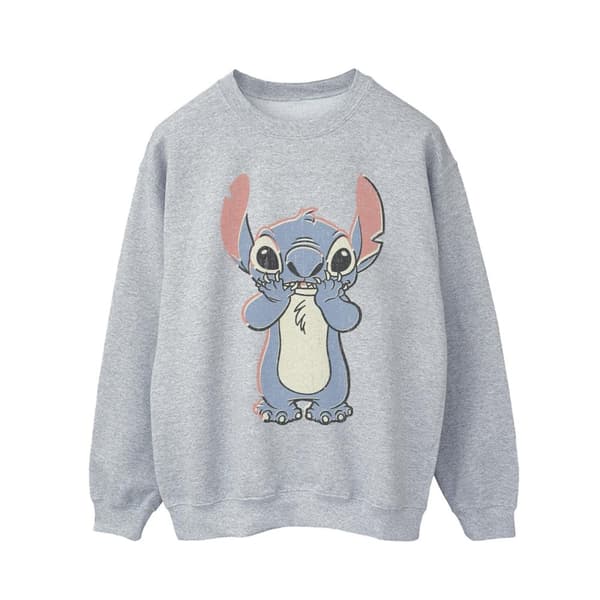 Disney Lilo And Stitch - Sweatshirt med stort tryck, herr