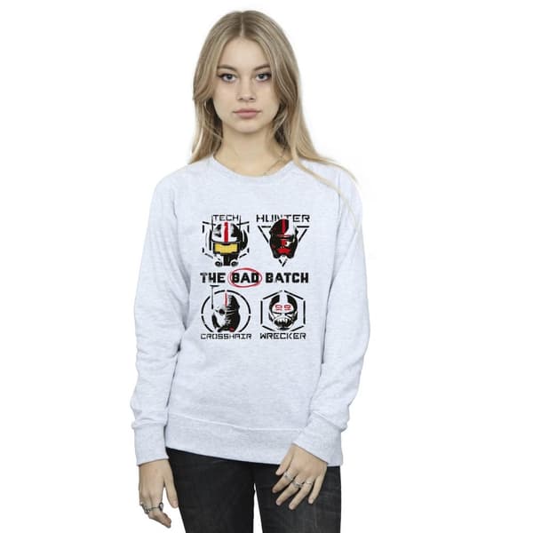 Star Wars: Bad Batch Clone Force 99 - Sweatshirt för kvinnor/damer