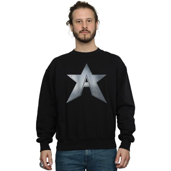 Marvel Mens The Falcon And The Winter Soldier A Star Sweatshirt