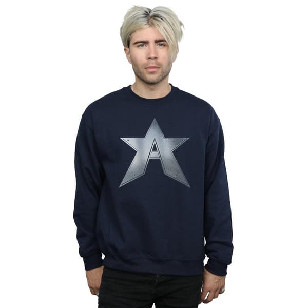 Marvel Mens The Falcon And The Winter Soldier A Star Sweatshirt