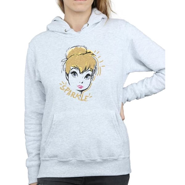 Disney Tinkerbell Sparkle-hoodie för damer/kvinnor