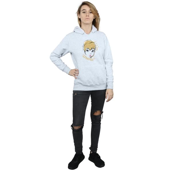 Disney Tinkerbell Sparkle-hoodie för damer/kvinnor