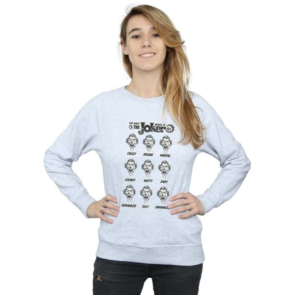 DC Comics Dam/Tjej The Joker The Many Moods Of The Joker - Sweatshirt