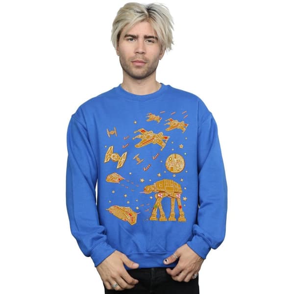 Star Wars Mens Gingerbread Battle Sweatshirt