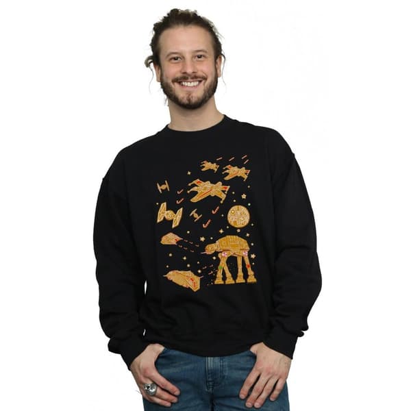 Star Wars Mens Gingerbread Battle Sweatshirt