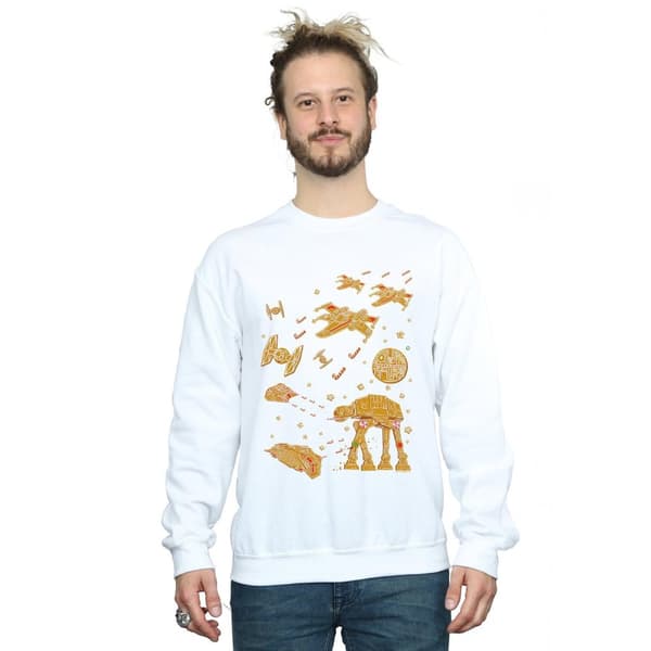 Star Wars Mens Gingerbread Battle Sweatshirt
