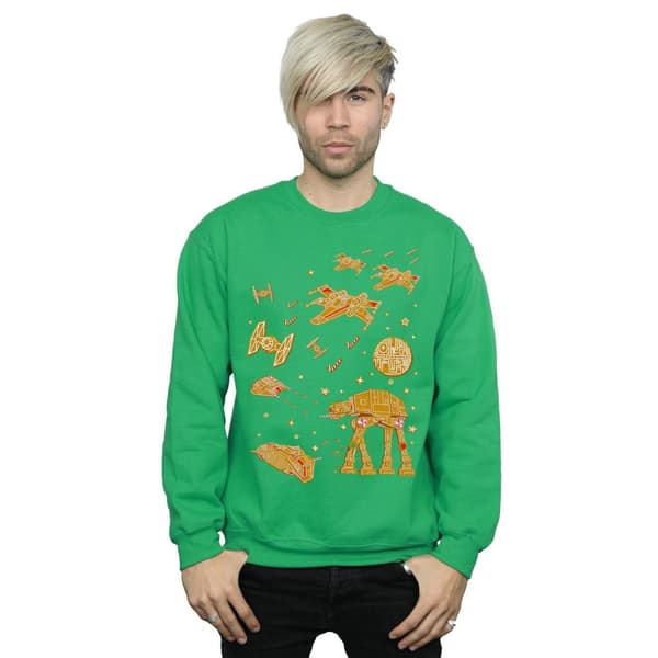 Star Wars Mens Gingerbread Battle Sweatshirt