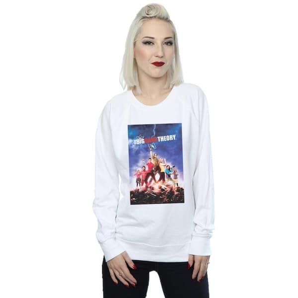 The Big Bang Theory Sweatshirt med karaktärsposter för kvinnor/damer
