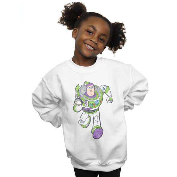 Disney Sweatshirt med klassiska Buzz Lightyear från Toy Story 4 för flickor