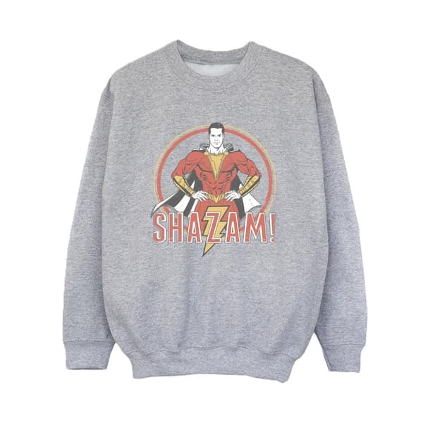 DC Comics Shazam Retro Circle - Sweatshirt med tryck för pojkar