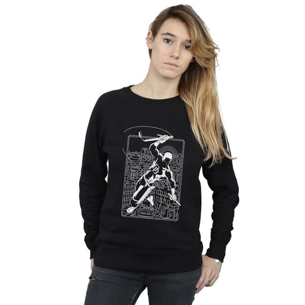 Marvel Womens/Ladies Daredevil Silhouette Sweatshirt