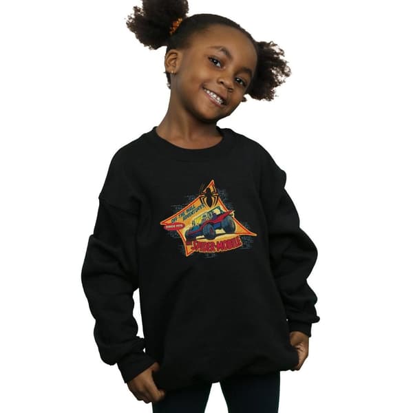 Marvel Girls Spider-Man The Spider Mobile Sweatshirt