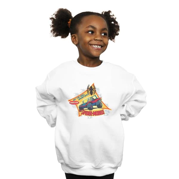 Marvel Girls Spider-Man The Spider Mobile Sweatshirt