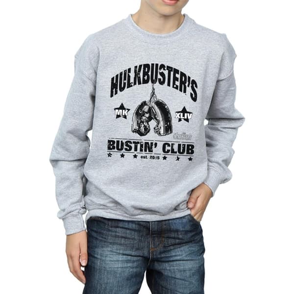 Marvel Boys Iron Man Hulkbuster´s Bustin´ Club Sweatshirt