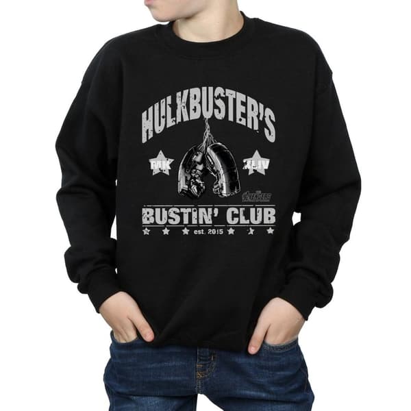 Marvel Boys Iron Man Hulkbuster´s Bustin´ Club Sweatshirt