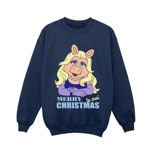 Disney Boys Muppets Miss Piggy Queen of Holidays Sweatshirt