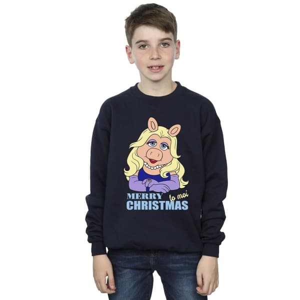 Disney Boys Muppets Miss Piggy Queen of Holidays Sweatshirt