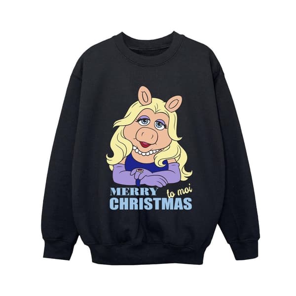 Disney Boys Muppets Miss Piggy Queen of Holidays Sweatshirt