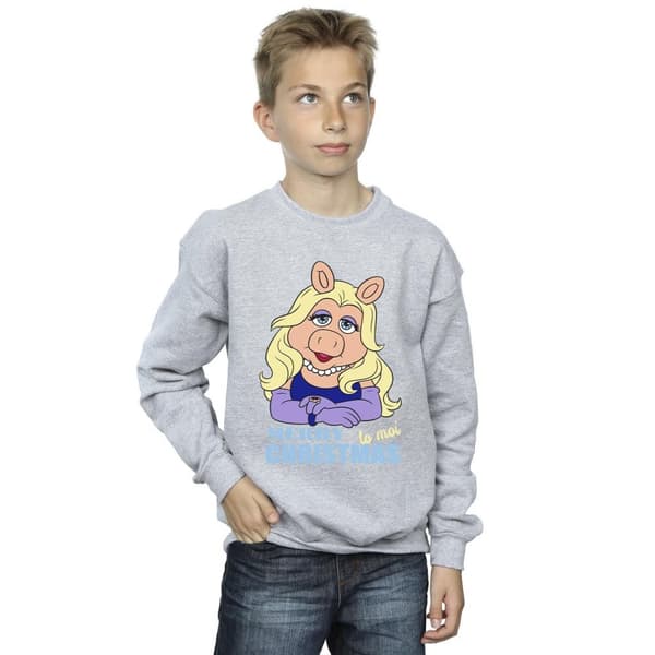 Disney Boys Muppets Miss Piggy Queen of Holidays Sweatshirt