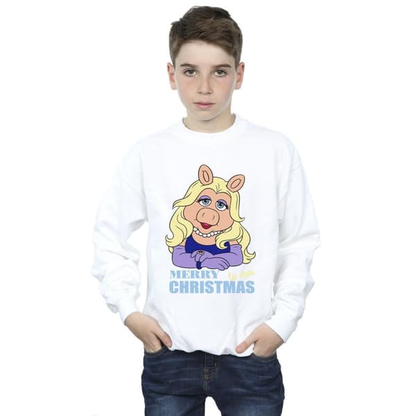 Disney Boys Muppets Miss Piggy Queen of Holidays Sweatshirt