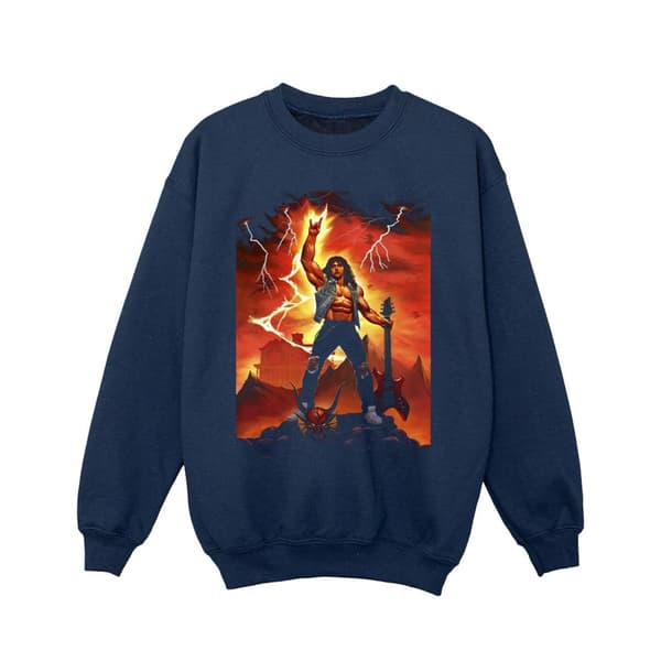 Netflix Girls Stranger Things Hell Guitar Sweatshirt