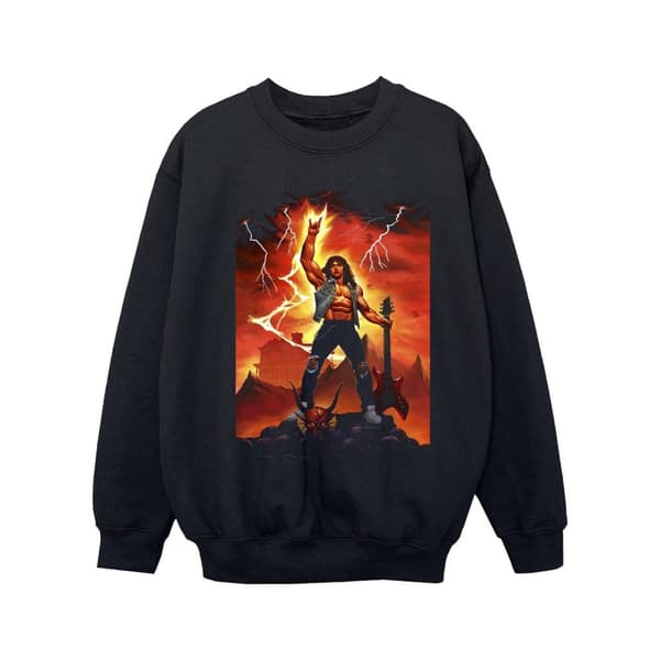 Netflix Girls Stranger Things Hell Guitar Sweatshirt
