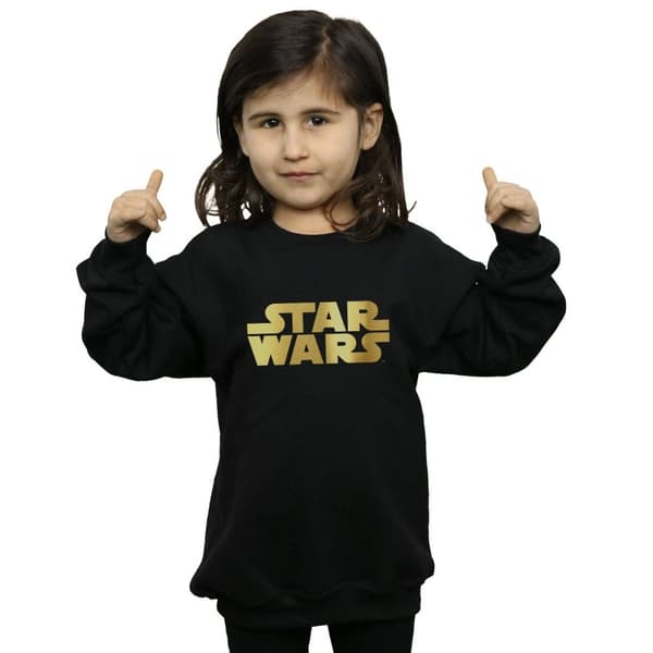 Star Wars Girls Gold Logo Sweatshirt