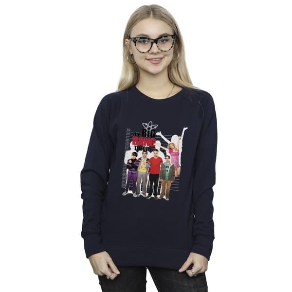 The Big Bang Theory Womens/Ladies IQ Group Sweatshirt