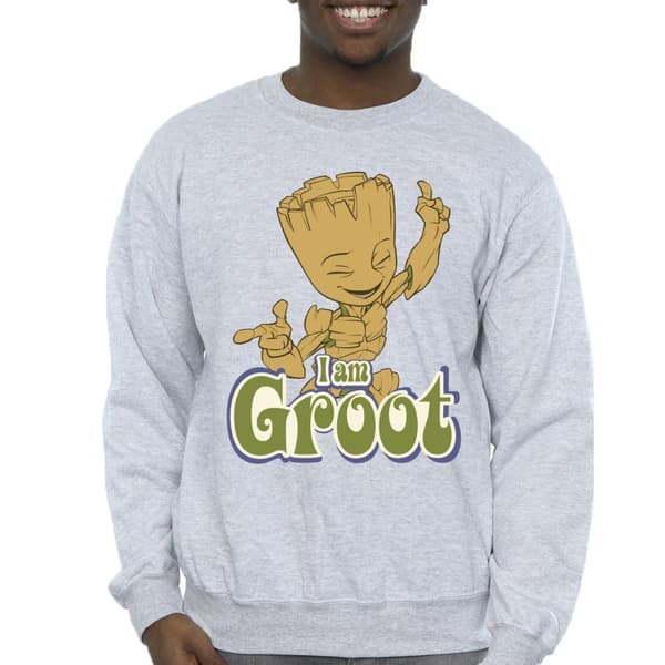 Guardians Of The Galaxy Mens Groot Dancing Sweatshirt