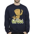 Miniatyrbild 3 av 4: Guardians Of The Galaxy Mens Groot Dancing Sweatshirt