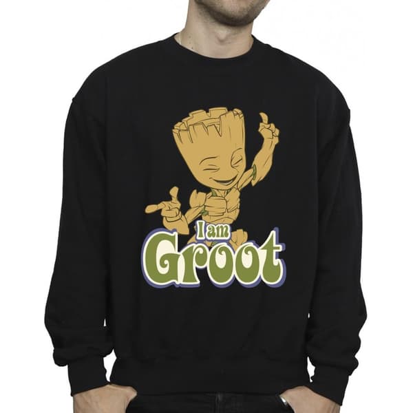 Guardians Of The Galaxy Mens Groot Dancing Sweatshirt