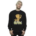 Miniatyrbild 2 av 4: Guardians Of The Galaxy Mens Groot Dancing Sweatshirt