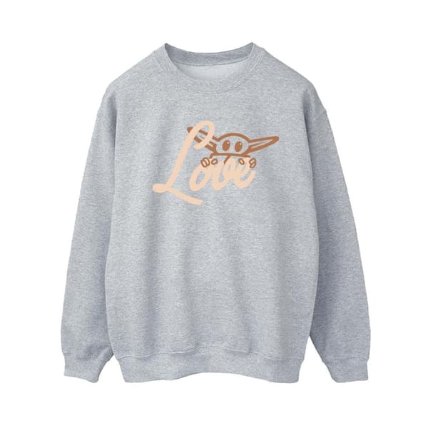 Star Wars Womens/Ladies Grogu Love Sweatshirt
