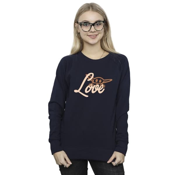 Star Wars Womens/Ladies Grogu Love Sweatshirt