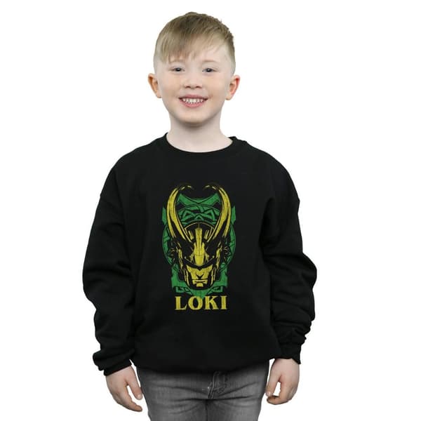 Marvel Sweatshirt med Loki-märke för pojkar