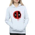 Pikkukuva 3 / 5: Marvel Womens/Ladies Deadpool Split Splat Logo Hoodie
