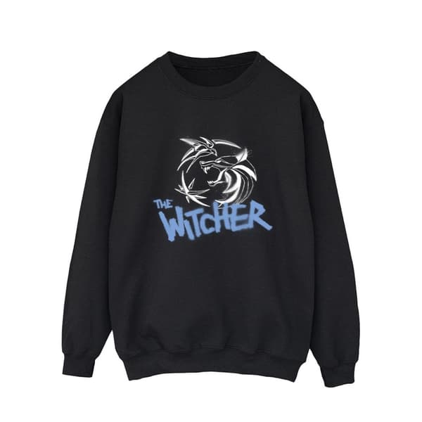 Netflix Herr The Witcher Spray Logo Sweatshirt