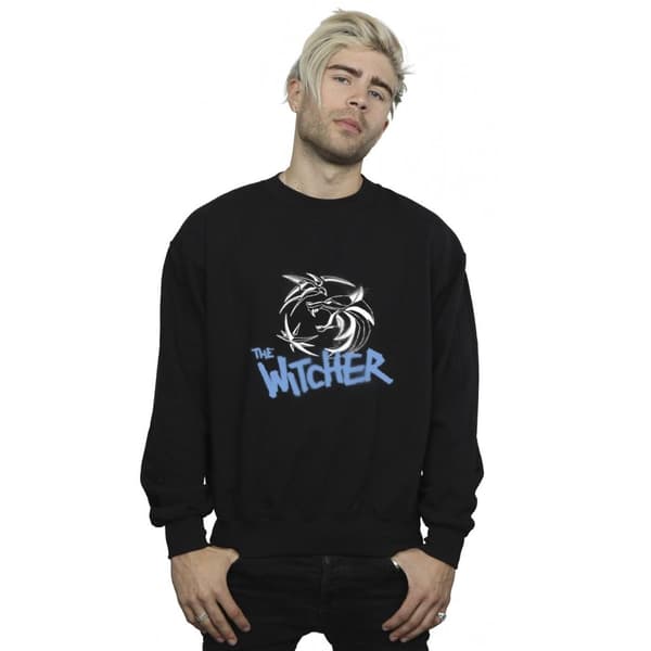 Netflix Herr The Witcher Spray Logo Sweatshirt