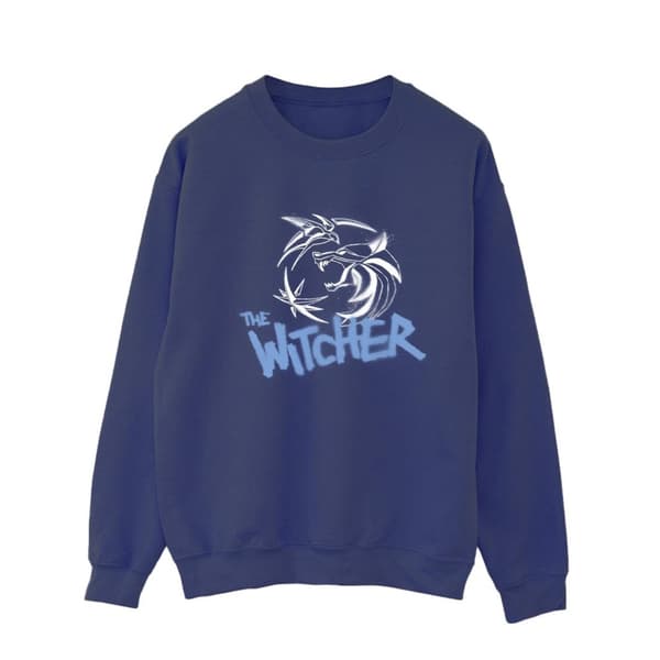 Netflix Herr The Witcher Spray Logo Sweatshirt