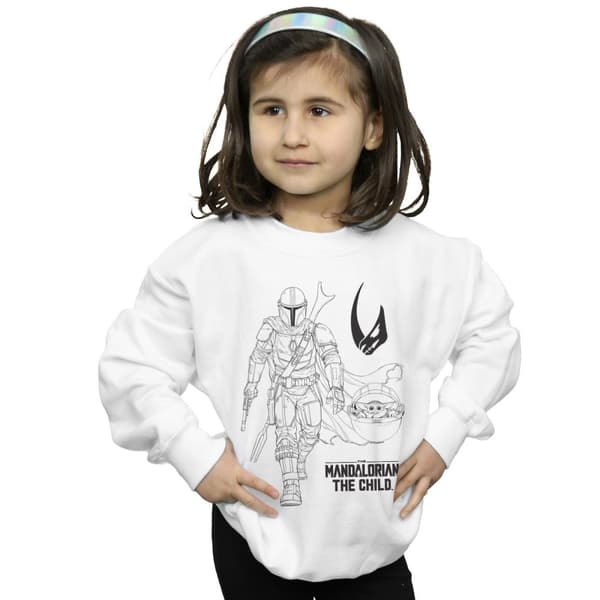 Star Wars Girls The Mandalorian Clan Of Two Sweatshirt