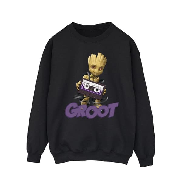 Guardians Of The Galaxy Mens Groot Casette Sweatshirt