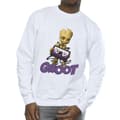 Miniatyrbillede 3 af 4: Guardians Of The Galaxy Mens Groot Casette Sweatshirt