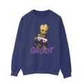 Miniatyrbillede 1 af 4: Guardians Of The Galaxy Mens Groot Casette Sweatshirt